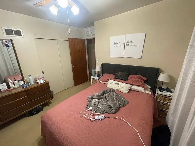 Bedroom #1 (12x12) in SW corner of first floor. Facing northeast.