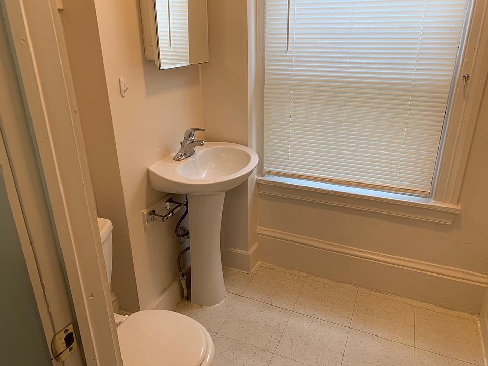 Bathroom sink and toilet