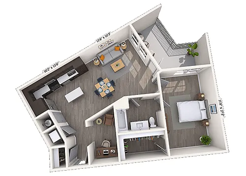 Floor plan A4B