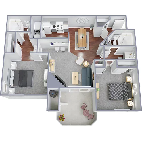 Floor plan B2-U