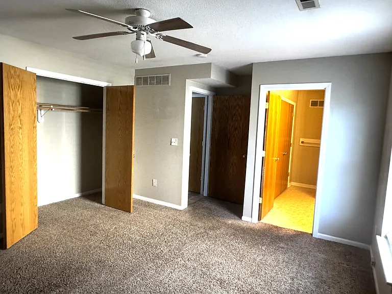 3RD BEDROOM SHOWING HUGE CLOSET AND ATTACHED BATHROOM