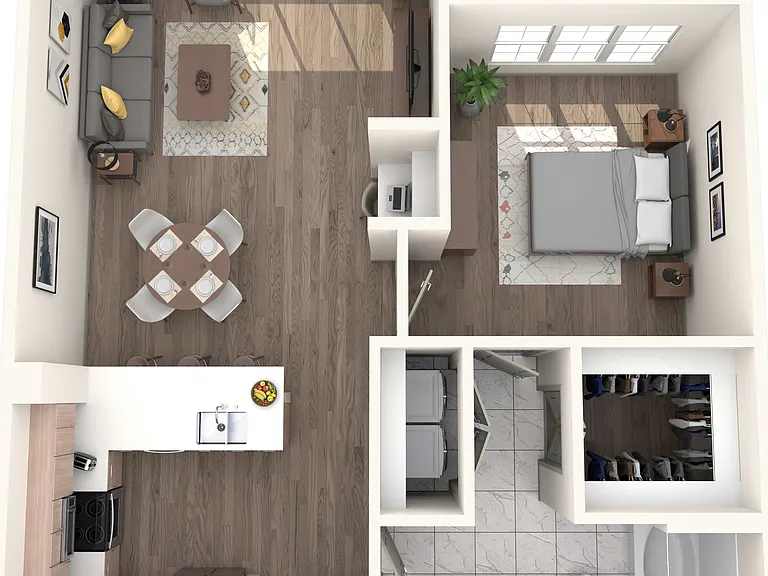 1 BR 1 Bath Apartment 1 BR 1 Bath Apartment