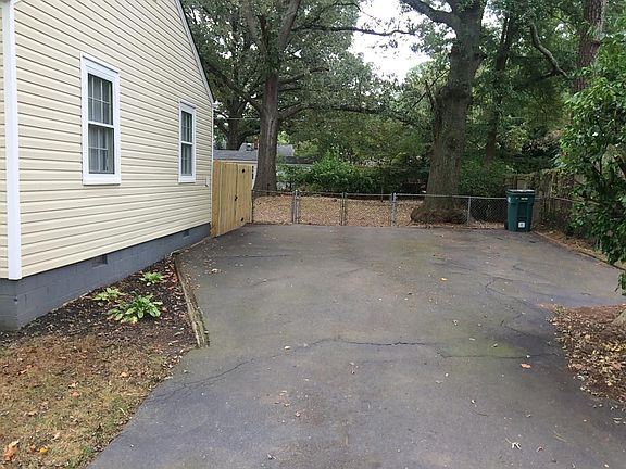 3 car wide paved driveway