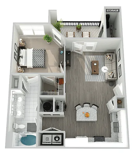 Floor plan A1E
