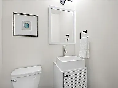 Half Bath off Convertible Space