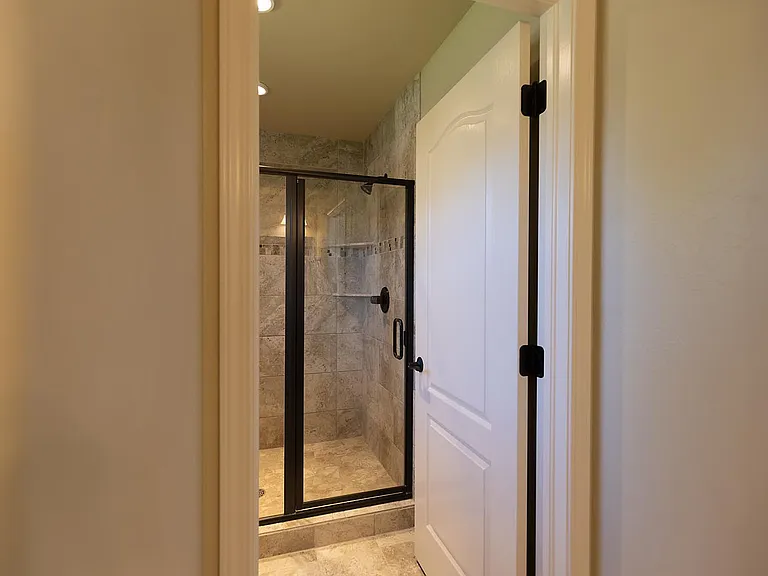 Master bath tile shower