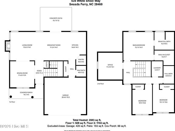 2nd image of 535 White Shoal Way