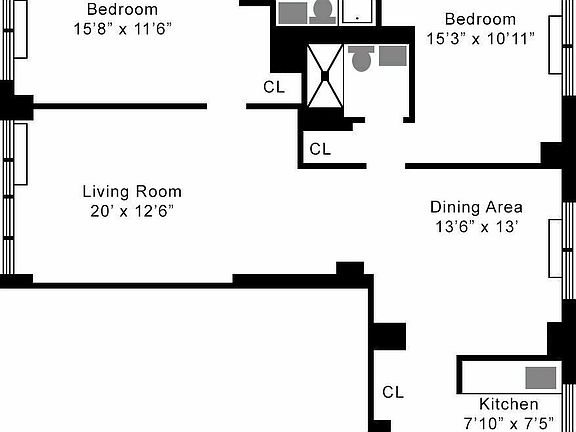 2nd image of 250 W 90th St Penthouse 2H