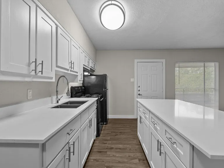 Functional kitchen design with modern finishes