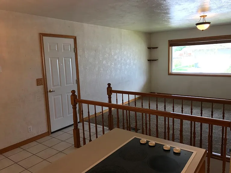 View from Kitchen into Living Room