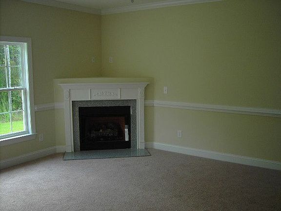Living Room With Fireplace