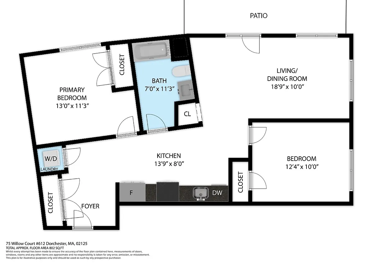 Floor plan 612 - 2E