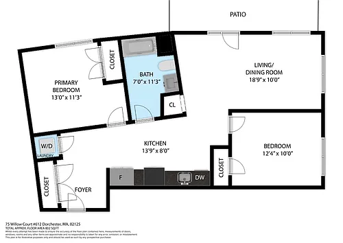 Floor plan 612 - 2E
