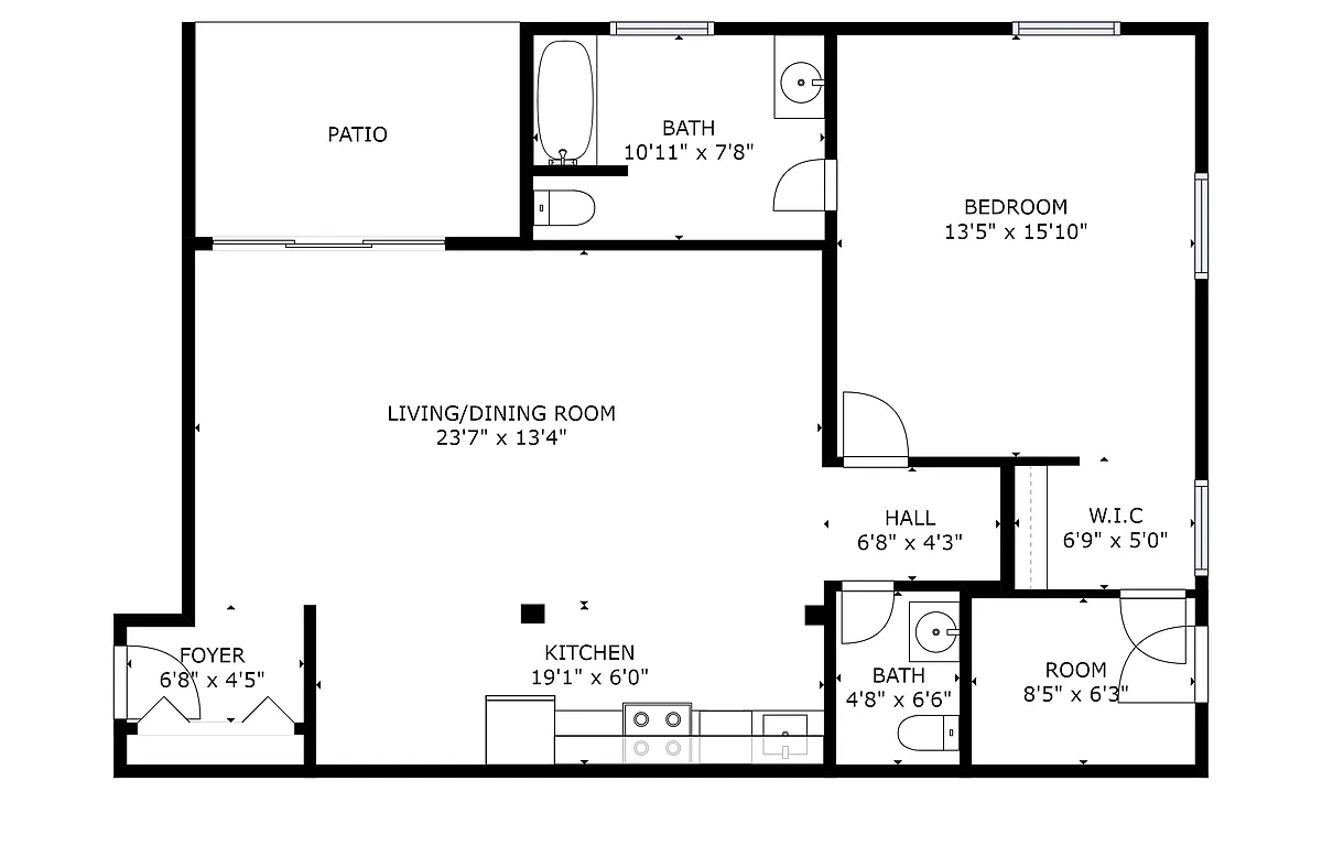 Floor plan Balsam