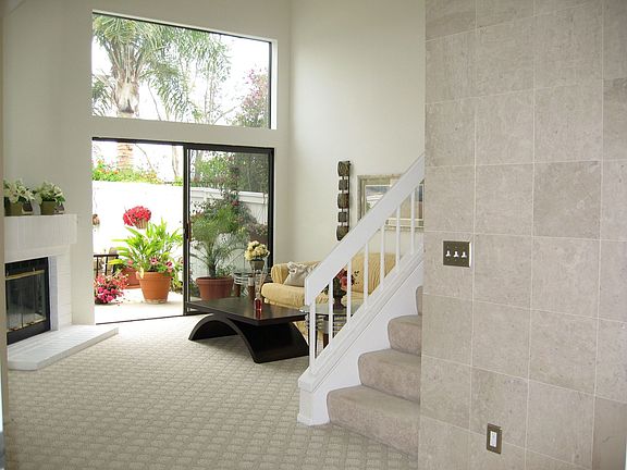 Marble Foyer and Living Room with View