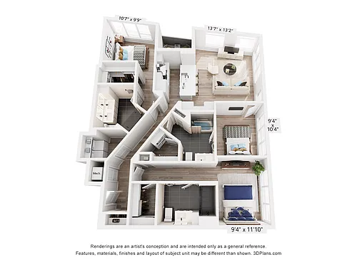Floor plan PH6