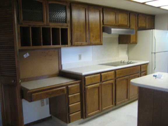work space in kitchen
