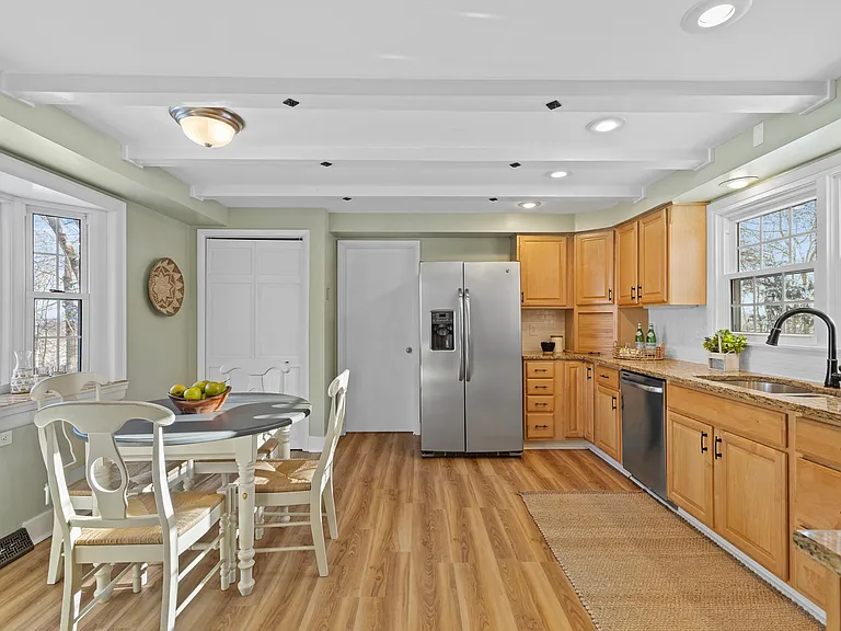 Kitchen looking toward door into laundry room
