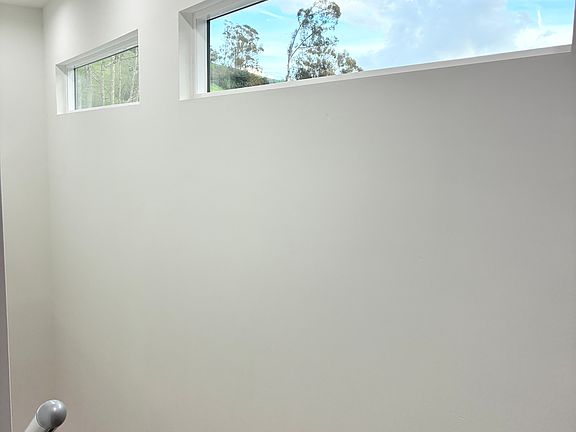 Clerestory Windows for natural sunlight.