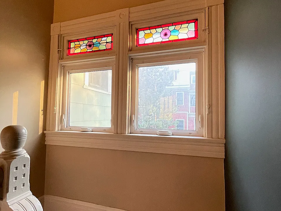 Beautiful character like old stained glass windows!