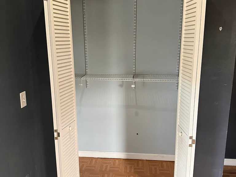 Closet in one of the bedrooms