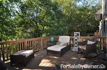 Deck off of the Kitchen and Family Room