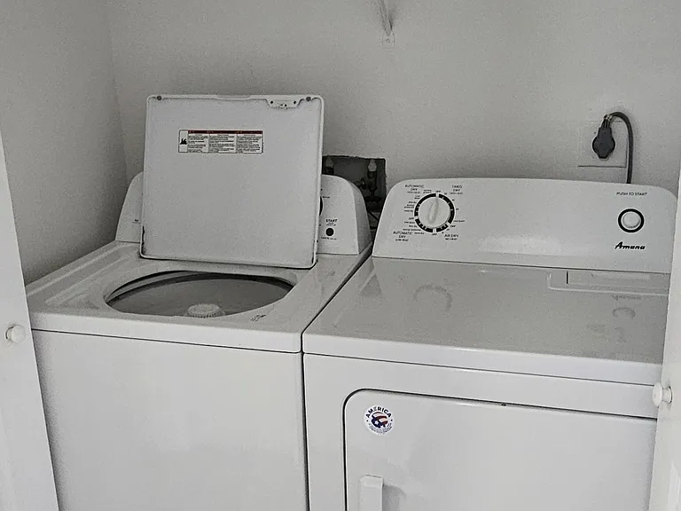 In-unit washer and dryer