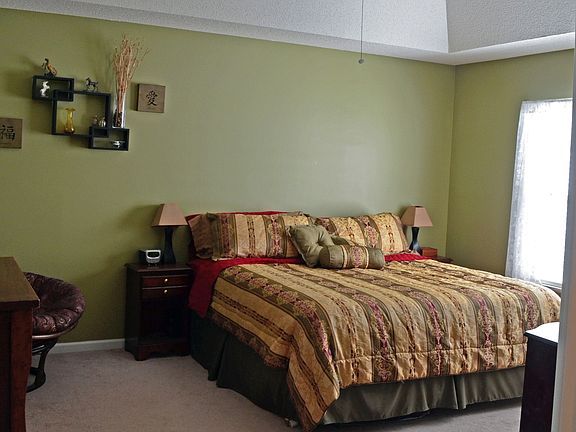 The master bedroom is wonderful with a great bathroom and a