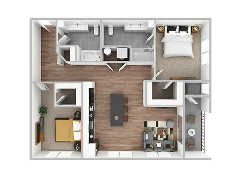 Floor plan B3