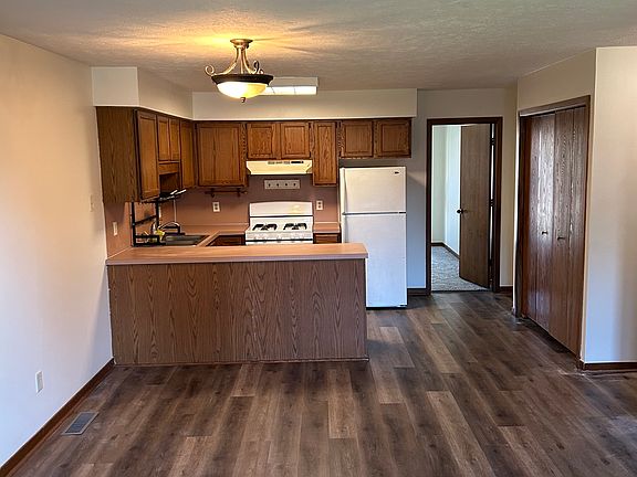 View of kitchen from the Family Room Area