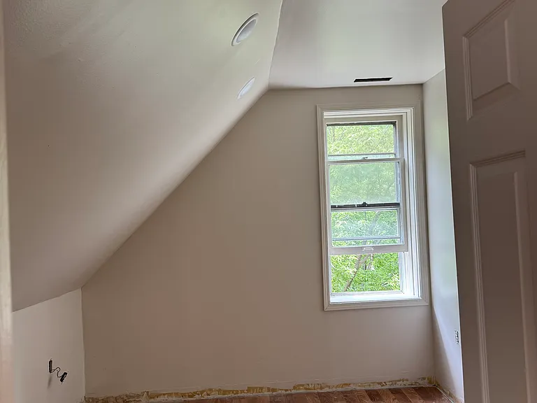 bedroom 1 (installing baseboard)