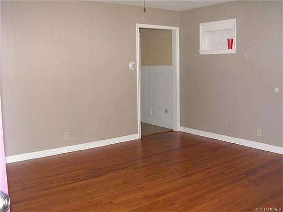 Living area with beautiful hardwood foors