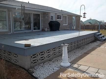Deck and back of house
