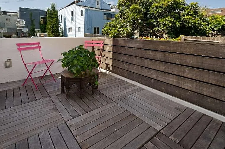 Deck off sunroom / Master Bedroom