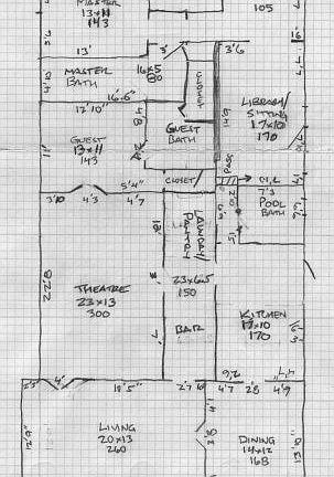 Main House Floorplan
