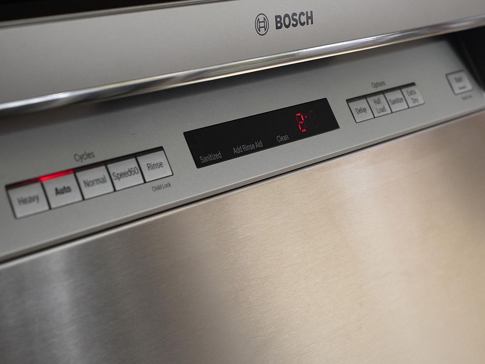 New Bosch dishwasher.
