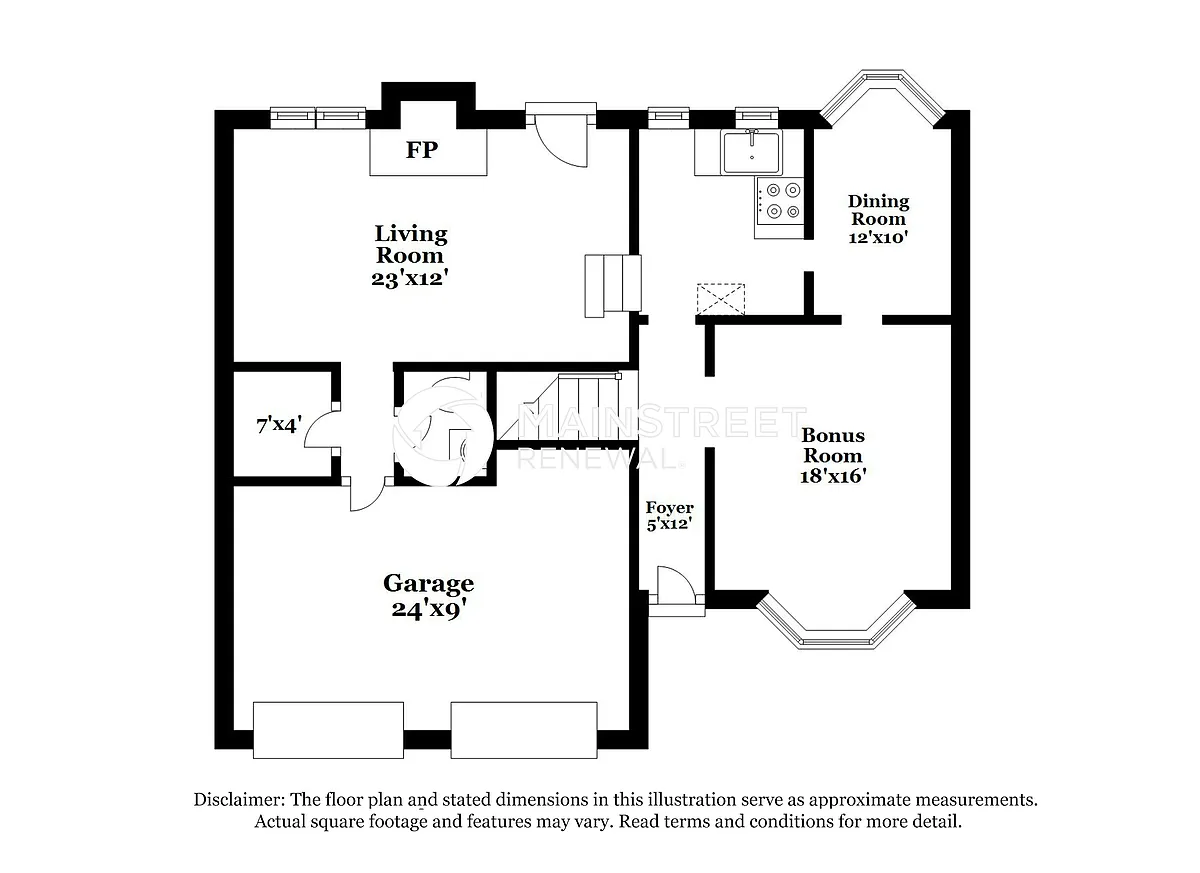 Floor Plan - 1371 Pebble Ridge Ln