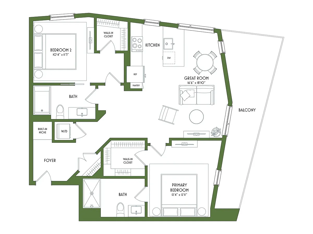 Floor plan B2