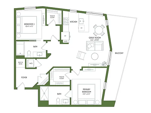 Floor plan B2
