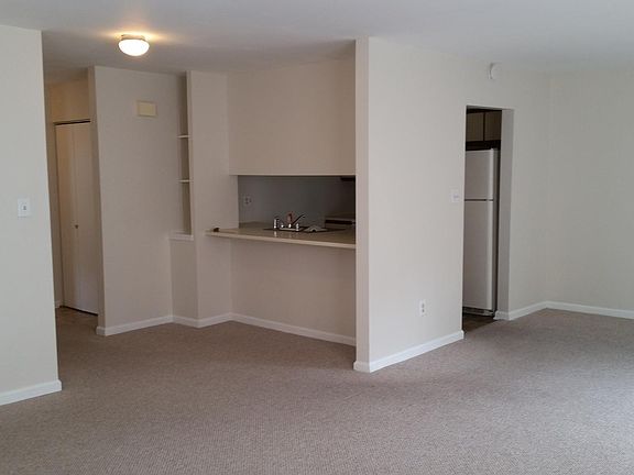 Kitchen and dining room area view from living room