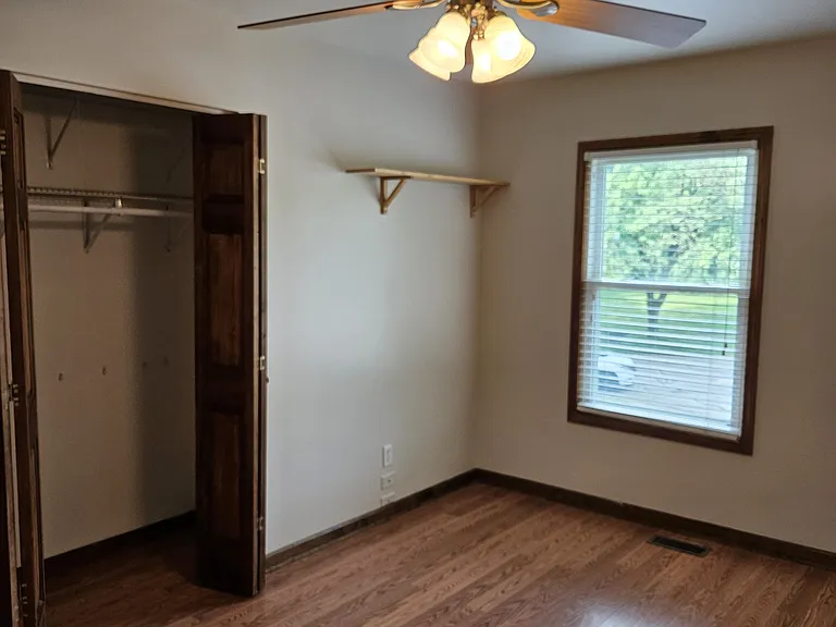Bedroom #2 w/ closet and shelves
