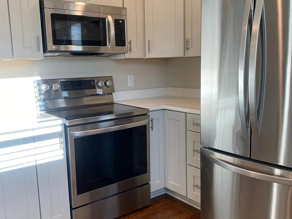 new LG stainless steel appliances