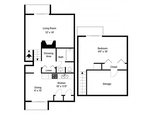 Floor plan Tri-level