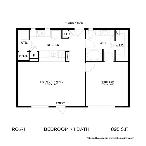 Floor plan RO.A1