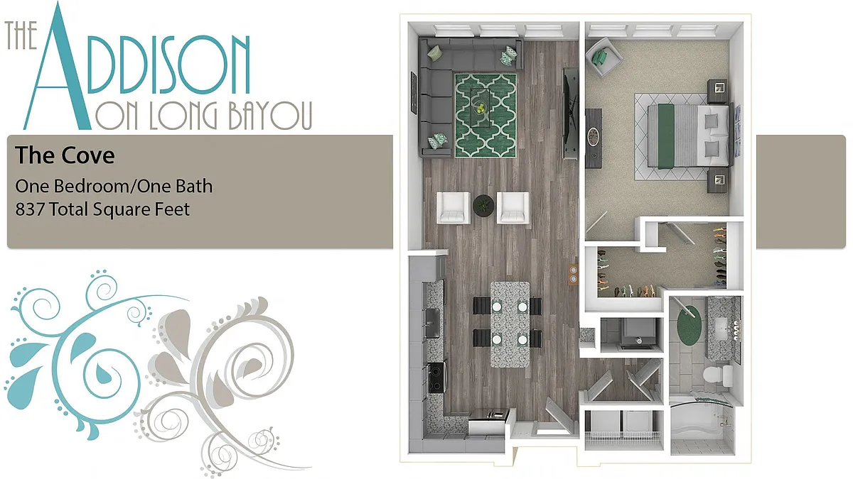 Floor plan 1B