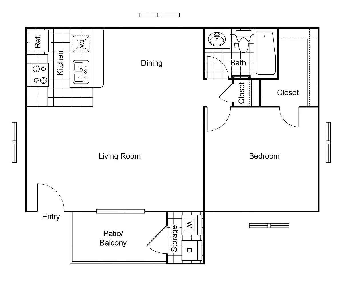 Floor plan A2 Reno