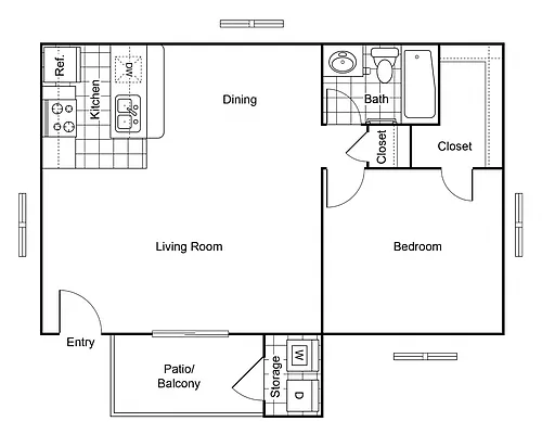 Floor plan A2 Reno