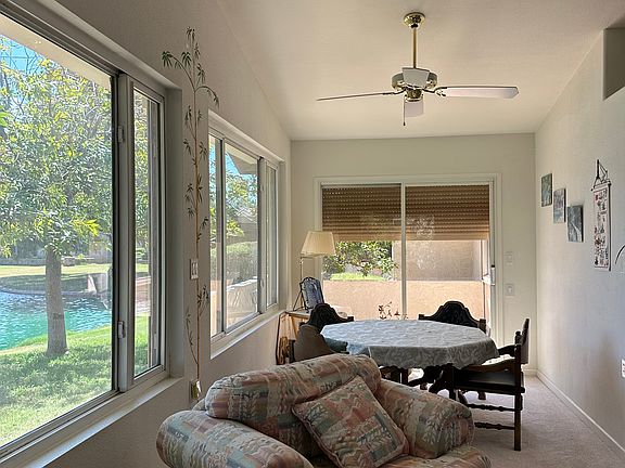 Den with view and game table