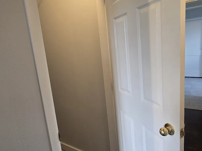 Downstairs closet