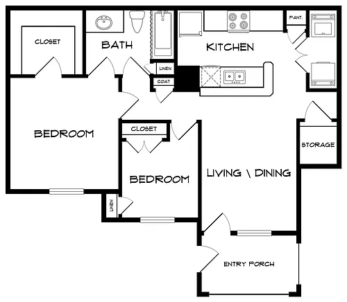 Floor plan B1